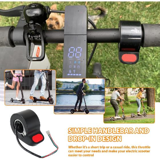 Электрический самокат, рычаг газа под палец, электронный акселератор, рычаг скорости под большой палец для электрического самоката Xiaomi M365, Pro, 1S, ES1/ES2/ES3/ES4