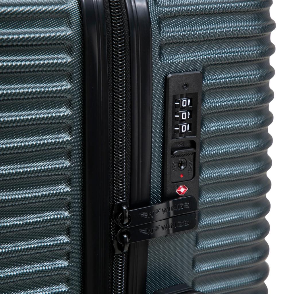 Wings Pc Eco Jackdaw 20" Dark Green Cabin Suitcase