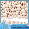 Handmade Lotus Wood Beads: 6-50mm Round DIY Jewelry Accessories