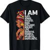 I Am Black Woman Educated Black History Month Black Girl T-Shirt