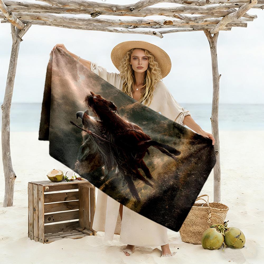 Lord Rings Beach Towel Quick-Dry Soft Microfiber Comfortable Lightweight Portable for Swimming,Beach,Camping, Travel, Beach Accessories,Gym