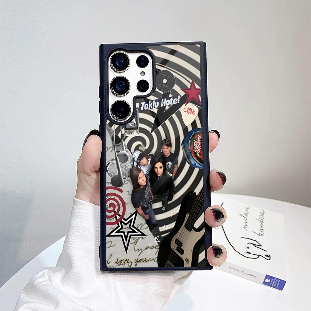Чехол для телефона T-tokio Hotel для Samsung Galaxy S26 S25 S24 S23 S22 S21 S20 FE Edge Pro Plus Ultra PC+TPU