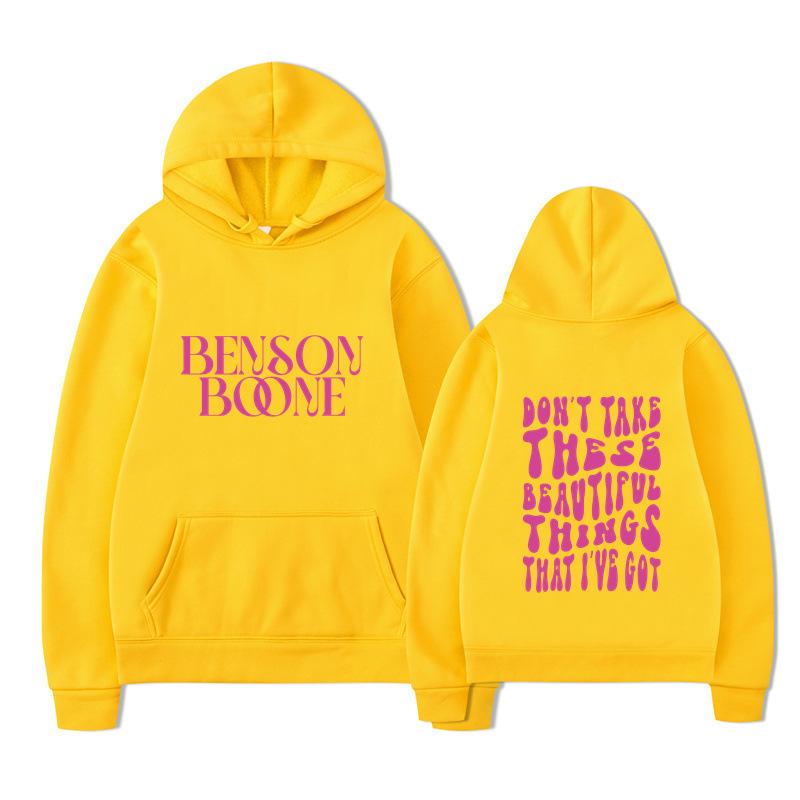 Autumn Benson Boone Men's Hoodies Boys Harajuku Girls Pullover Fancy Music Gift Casual Loose Comfortable Sweatshirt