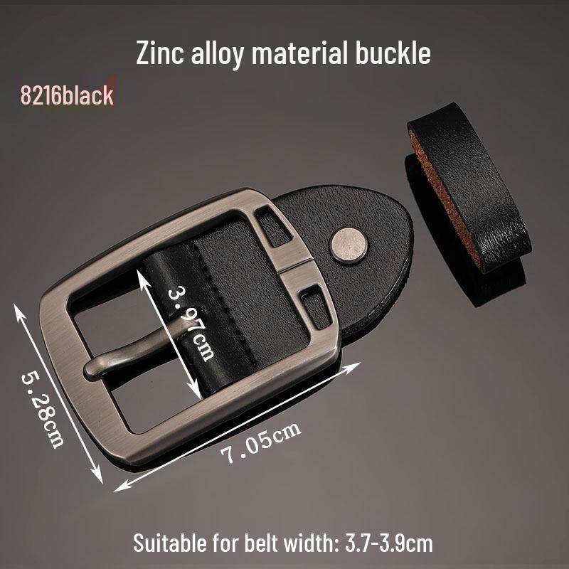 Мужской ремень с пряжкой-штифтом