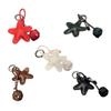 Handcraft Pentagram Keychain Accessory Hanging Pendant Stylish Faux Leather Designing Keyring for Bags and Keys
