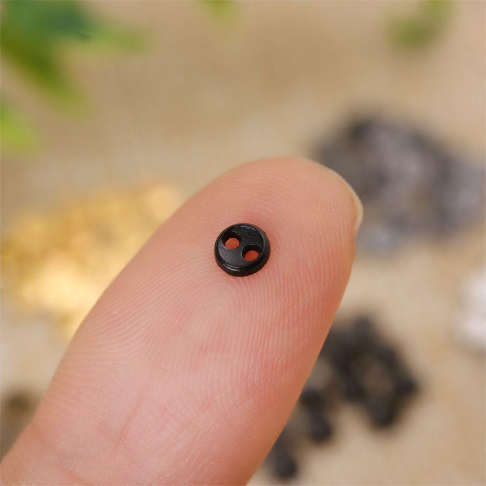 Miniature Two Holes Clothing Sewing Craft Mini Metal Buttons DIY Doll Clothes Dolls Strap Buckles