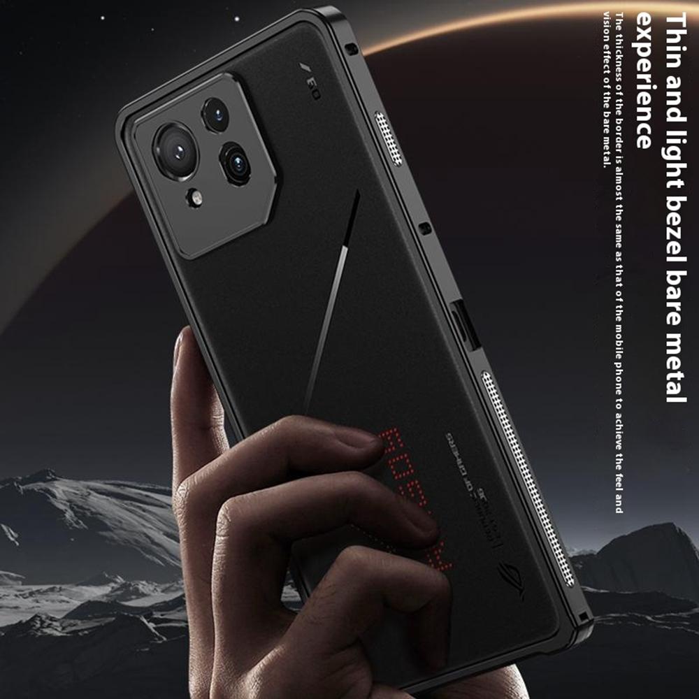 Бамперы для Asus ROG Phone 8 Pro 5G/Phone 8 5G Металлический каркас Чехол для отвода тепла с защитой объектива камеры