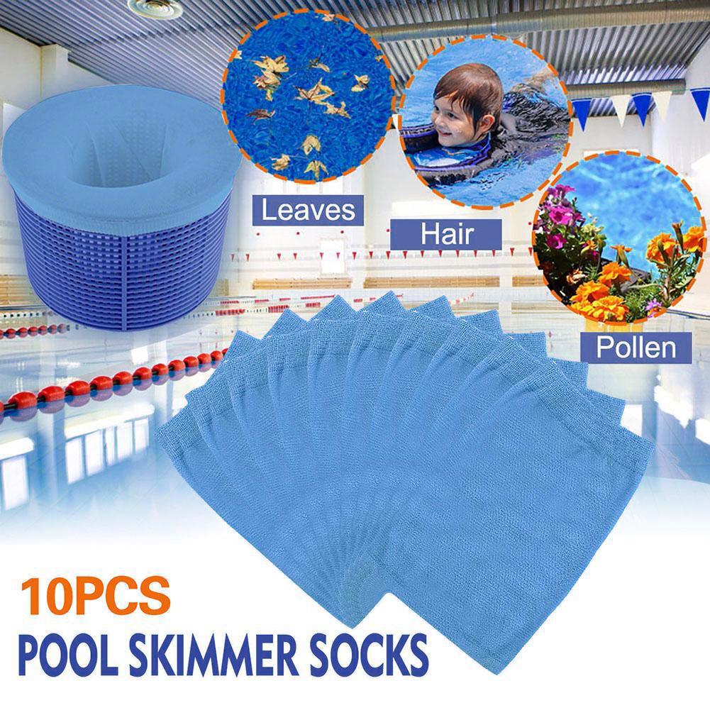 5/10/15 шт. Нейлоновые носки-фильтры для бассейна, Эластичные носки-скиммеры для бассейна, Защита фильтра, Хранение, Носки-скиммеры для бассейна, Носки-фильтры для плавательного бассейна