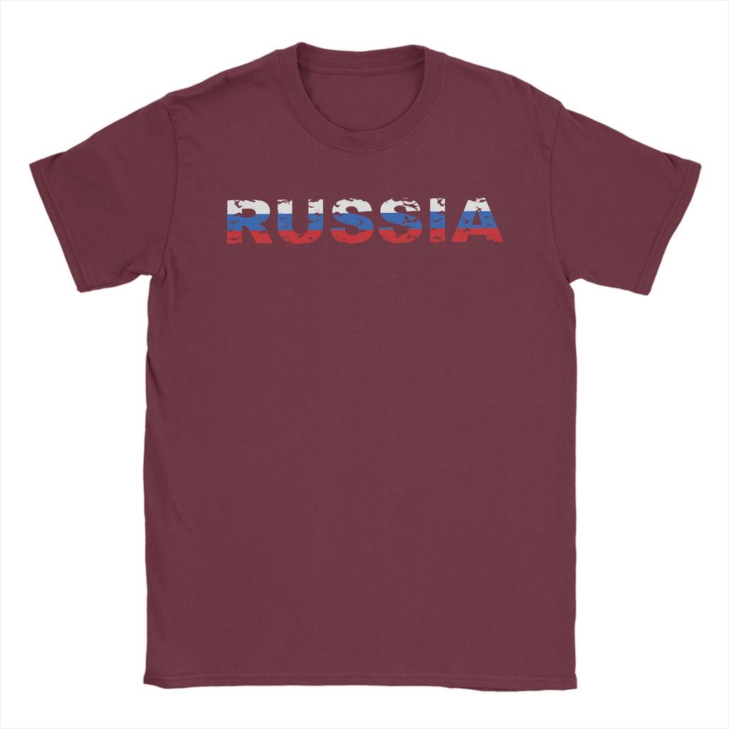 Unisexs Russian Coat of Arms T Shirts Russia Emblem 100 Cotton Tops Casual Short Sleeve Round Neck Tees Plus Size TShirt