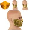 Новая латексная маска Скорпиона на пол-лица из Mortal Kombat 11 для костюма для косплея на Хэллоуин