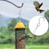 2/8/16 Pcs S-shaped Hanging Swivel Hooks with Clip Great Load Bearing Heavy Duty Dreamcatcher Wind Spinner Wind Chimes Bird Feeder Lantern Holders