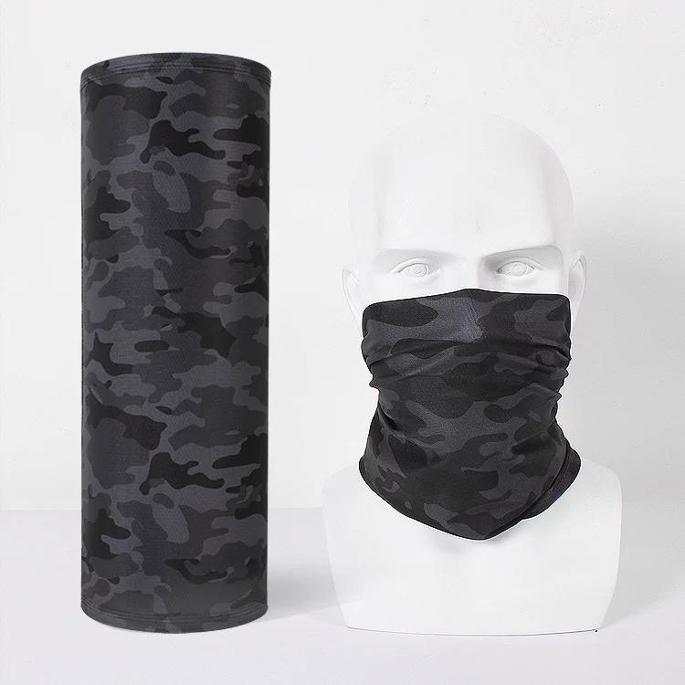 [Buy One, Get One Free] Outdoor Sports Ice Silk Magic Headscarf Camouflage Sun Protection Cycling Mask Summer Thin Neck Scarf