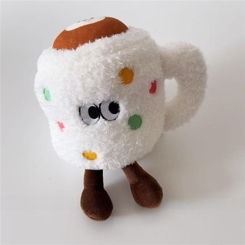 Coffee Plush Adorable Cup Pineapple Bread Milk Box Stuffed Animal For Room Decor