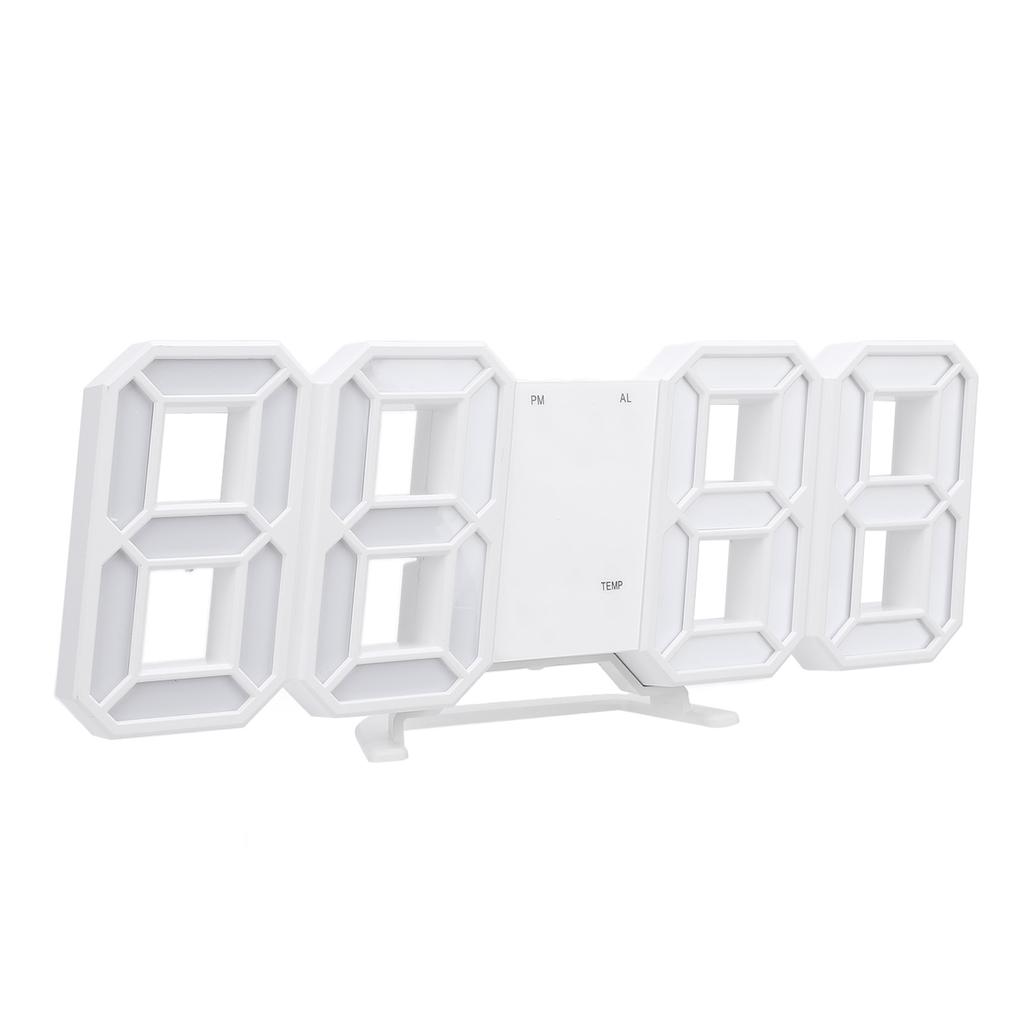 3D светодиодные цифровые часы с автоматической регулировкой яркости, датой, стабильной температурой, современные декоративные 3D светодиодные электронные часы