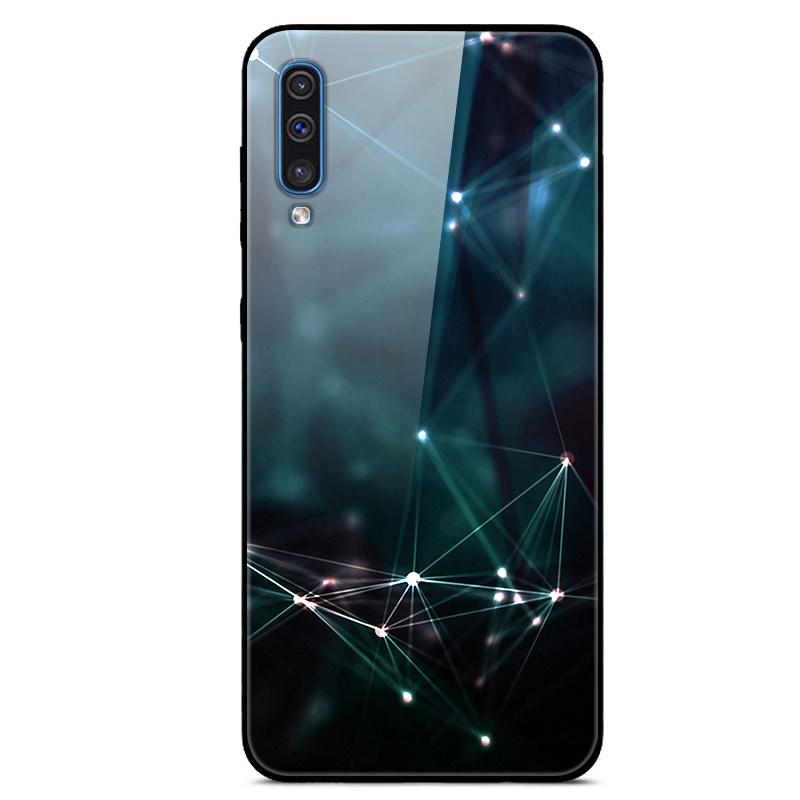 6,4" Чехол для Samsung Galaxy A30s A51 A50 Чехол со стеклянной задней крышкой для Samsung A30s A50 A70 A51 Чехол-бампер A 30s A 51