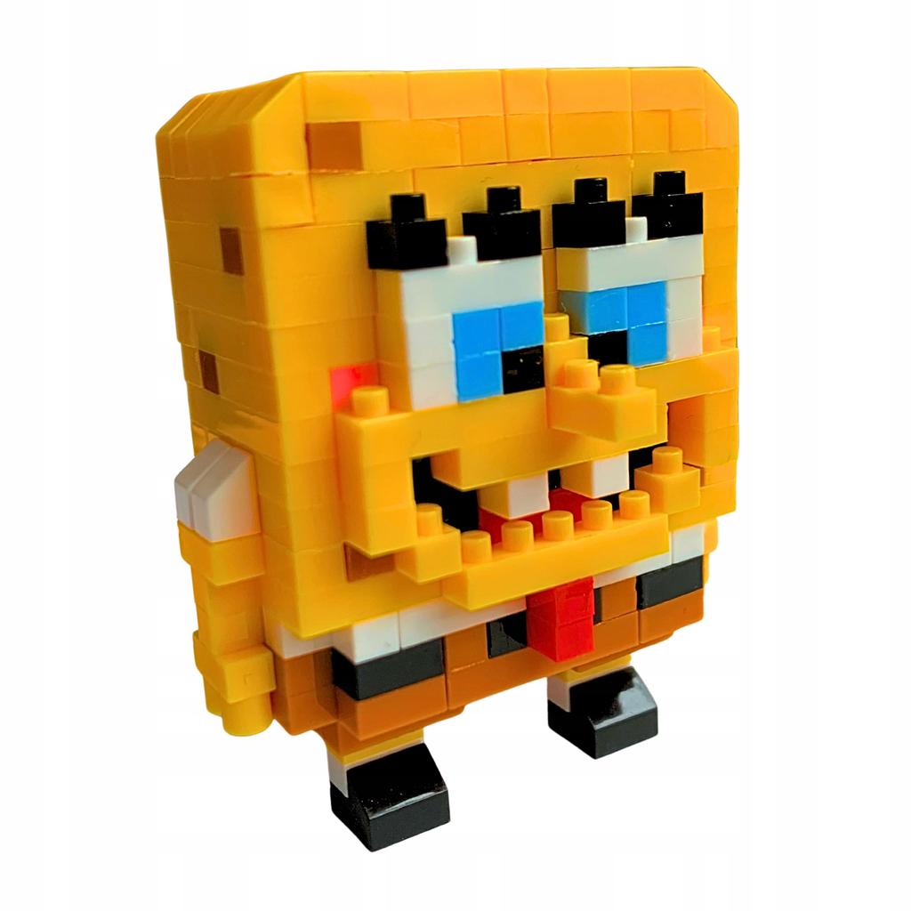 Zestaw Klocków Konstrukcyjnych Spongebob Klocki Figurka Bajkowe 213 El.