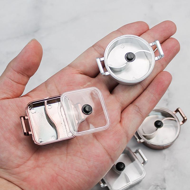 Кукольный домик Мини-Горшок Обеденная Тарелка Китайская Кухня Кастрюля Кухонная Посуда Модные Аксессуары Для Кукольного Дома Мебель Игрушки