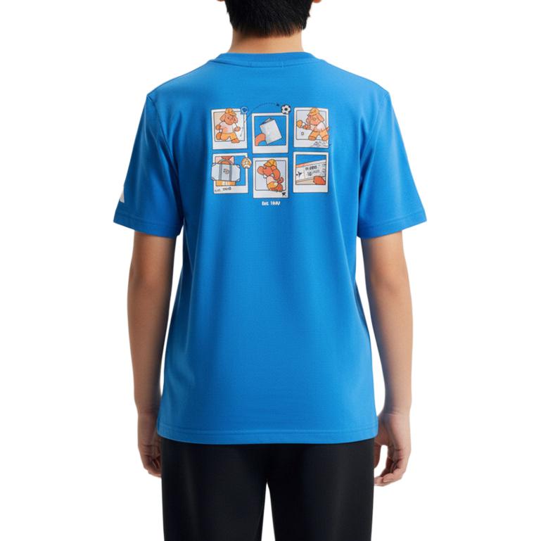 Adidas Kids T Shirts Crew Neck Moderate KH0251