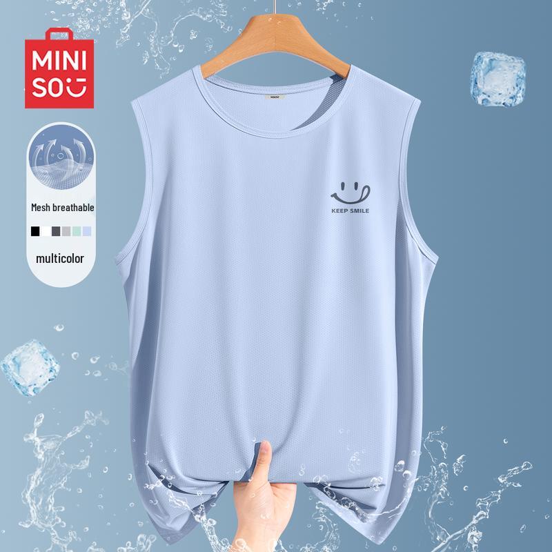 MINISO Мужская быстросохнущая охлаждающая майка без рукавов