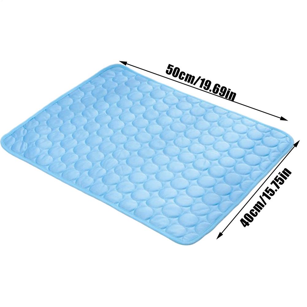 Pet Cooling Mat Summer Dog Cool Mat Foldable Reusable Pet Accessories Breathable Cat Cool Bed for Summer Outdoor Sleeping Beach