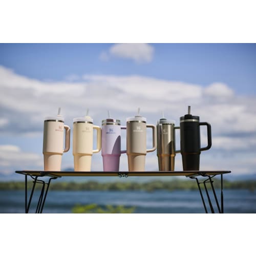 Термокружка STANLEY H2.0, 0,88 л, Серебристая, Изолированная бутылка для воды из нержавеющей стали с соломинкой, Идеально подходит для использования на открытом воздухе, Можно мыть в посудомоечной машине, Гарантия вкл.