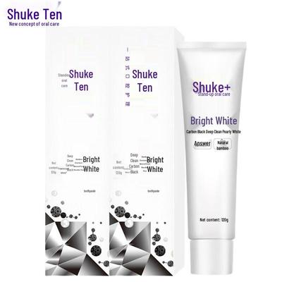 Shuke Осветляющая отбеливающая зубная паста Семейная упаковка