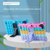 8-Inch Universal Shockproof Silicone and Leather Tablet Protective Case