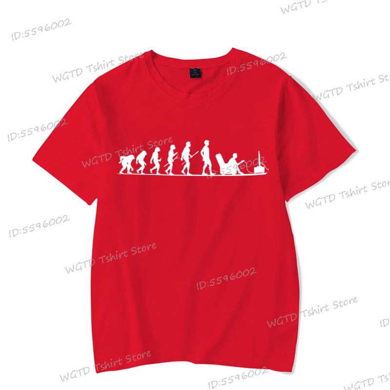 Эволюция Геймера Футболка Смешной Подарок для Геймеров Футболки для Видеоигр для Мужчин С Круглым Вырезом Смешная Эволюция Геймеров Летние Топы Одежда