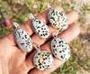 Dalmatian Jasper Gemstone 925 Sterling Silver Plated 5 Pcs Bezel Pendant BEZ-43