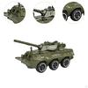 Friction Powered Pull Back Car Push and Go Truck Pretend Play Kids Armored Vehicle for 2 3 4 5 6