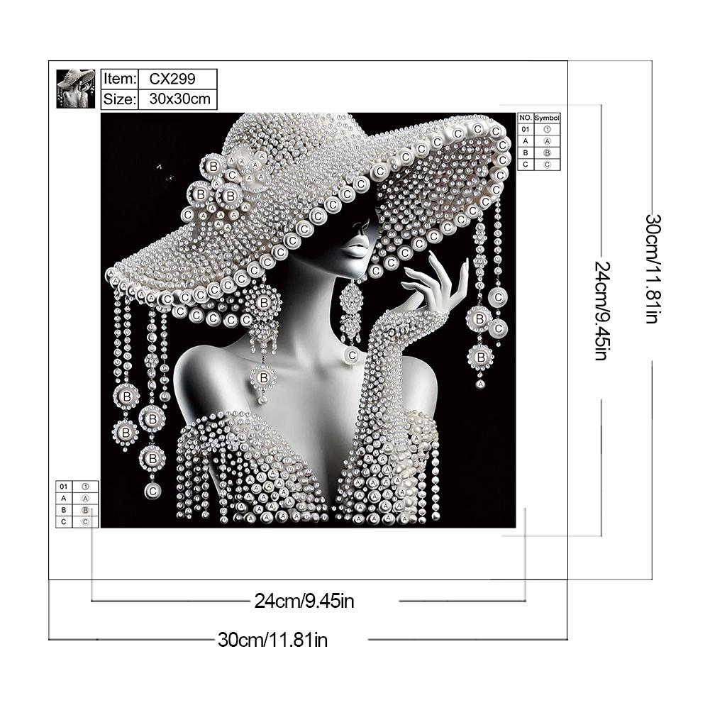 Набор для частичной алмазной вышивки 5D «Сделай сам» для девочки, специальная форма, кристалл, 4 шт., домашний декор