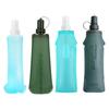 Складные бутылки для воды 250/500 мл, сумка для воды из ТПУ, складная фляга без BPA для бега, пешего туризма, велоспорта, скалолазания