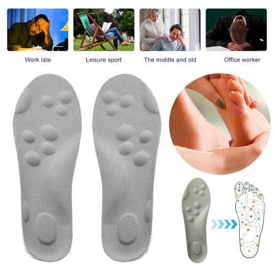 1 пара 4D Cloud Insoles Мягкая дышащая амортизирующая пена с эффектом памяти Спортивная обувь