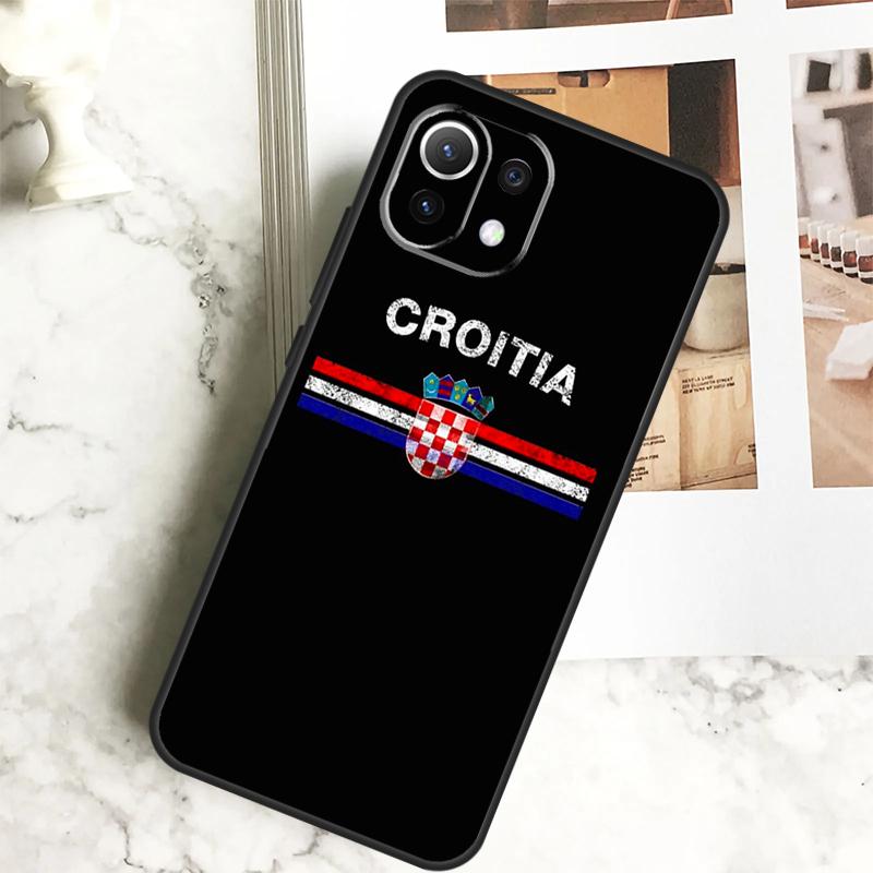 Croatia Flag Coat of Arms Case For Xiaomi 13 14 Pro Ultra 12 13 Lite 11T 12T 13T POCO F5 M6 X3 X5 X6 Pro F3 M5s Cover
