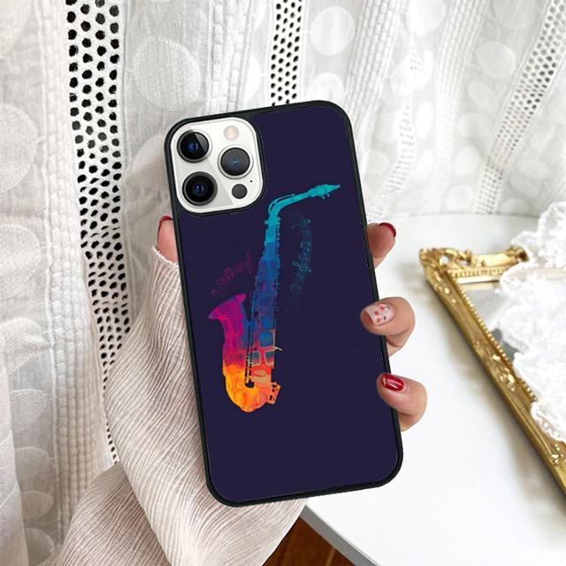 Saxophone Music Phone Case For Samsung Galaxy S10 S22 S23 S24 Note 10 20 Lite S20 Plus S21 Ultra Back Cover