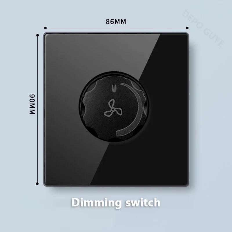 Стандарт Великобритании 20 Вт Type-C розетка для быстрой зарядки универсальный настенный выключатель света на 2 направления, черное закаленное стекло двойная 3-контактная USB розетка