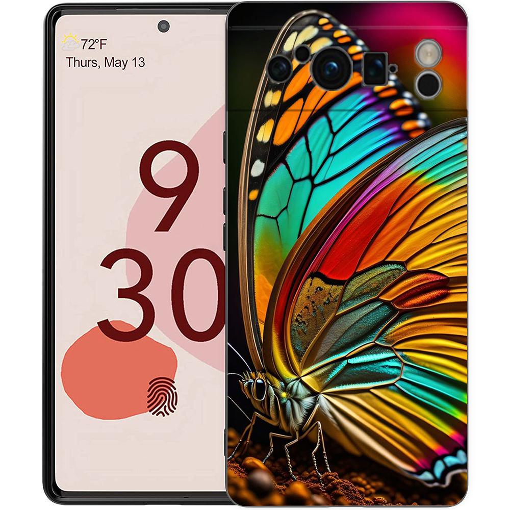 Чехол-бабочка для Google Pixel 8 7 6 7A 6A Pro 5G Ударопрочный Силиконовый Мягкий 9 Pro XL 8 Pro 5G Оболочка Coque Capas Сумки