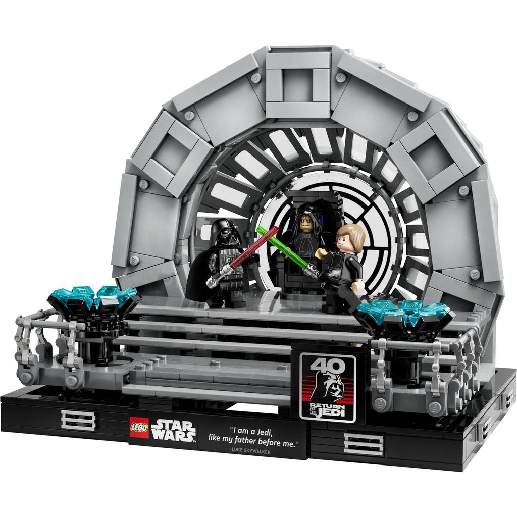 Игрушка-диорама «Тронный зал Императора» LEGO Star Wars - Подарок на день рождения, Рождество или любой другой случай. (75352)