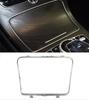 Cup Holder Box Chrome Frame For 2015-19 Mercedes Benz C E Class W205 W213 GLC200