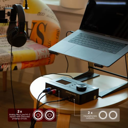 Antelope Audio Zen Quadro USB-C Podcast & Recording Interface ? 4 Discrete Studio-Grade Mic Preamps, Pro Conversion & Clocking, Built-in Studio Effect