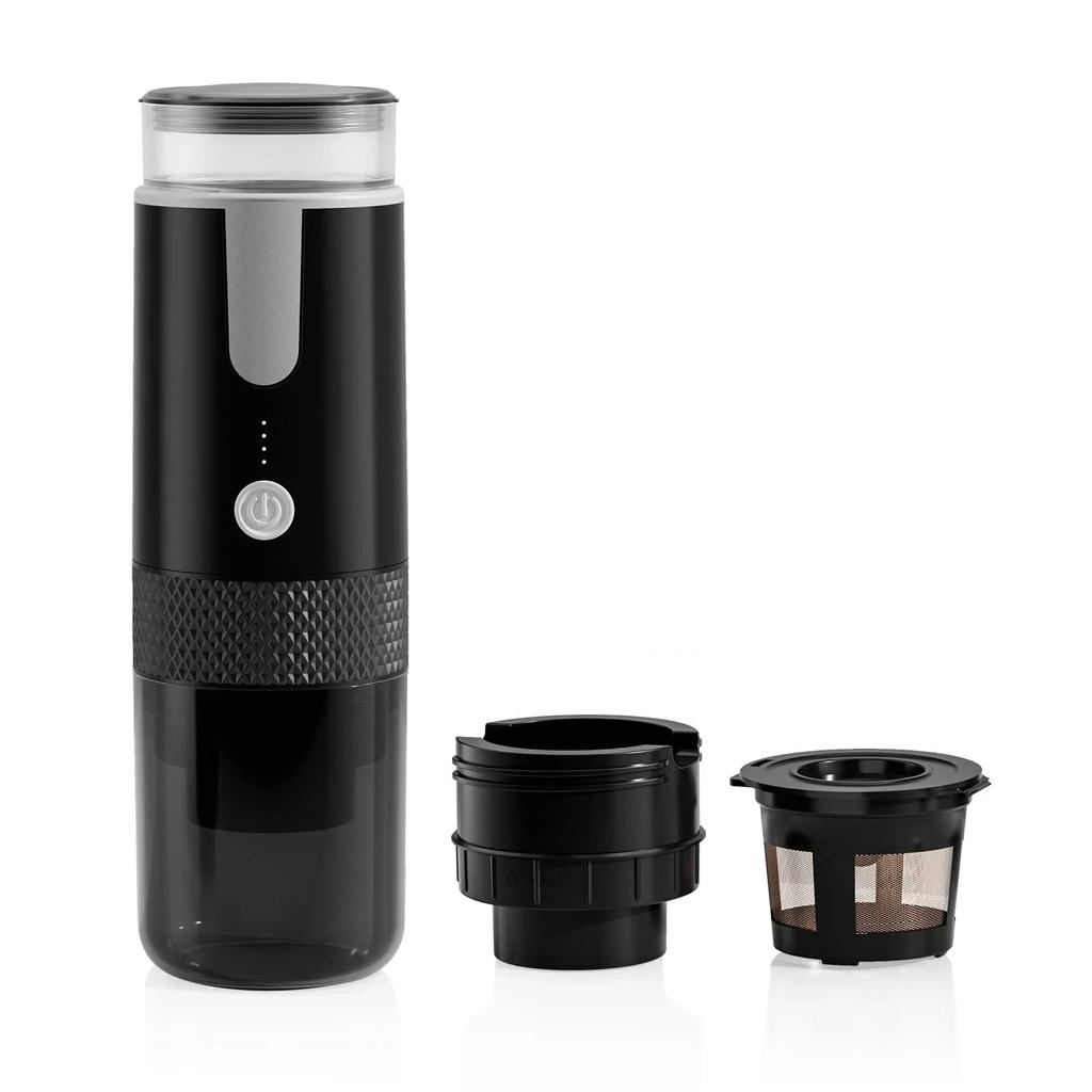 Portable Coffee Machine Coffee Maker  Capsule Ground Coffee Brewer Fit Coffee Powder and Coffee Capsule