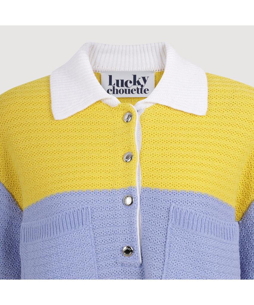 LUCKY CHOUETTE Stripe Terry Knit Pullover (Yellow)_Lfwam25230Yex