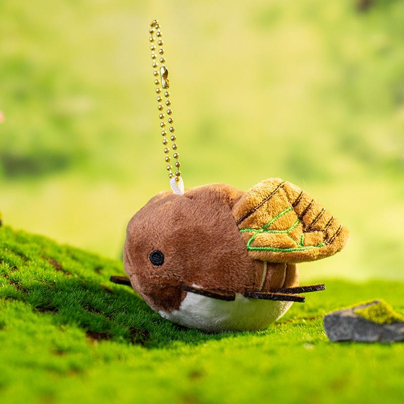 15Cm Adorable Insect Series Plush Doll Pendant Toy Cute Butterfly Parrot Snail Horse Cockroach Plush Pendant Gift Decor Gifts