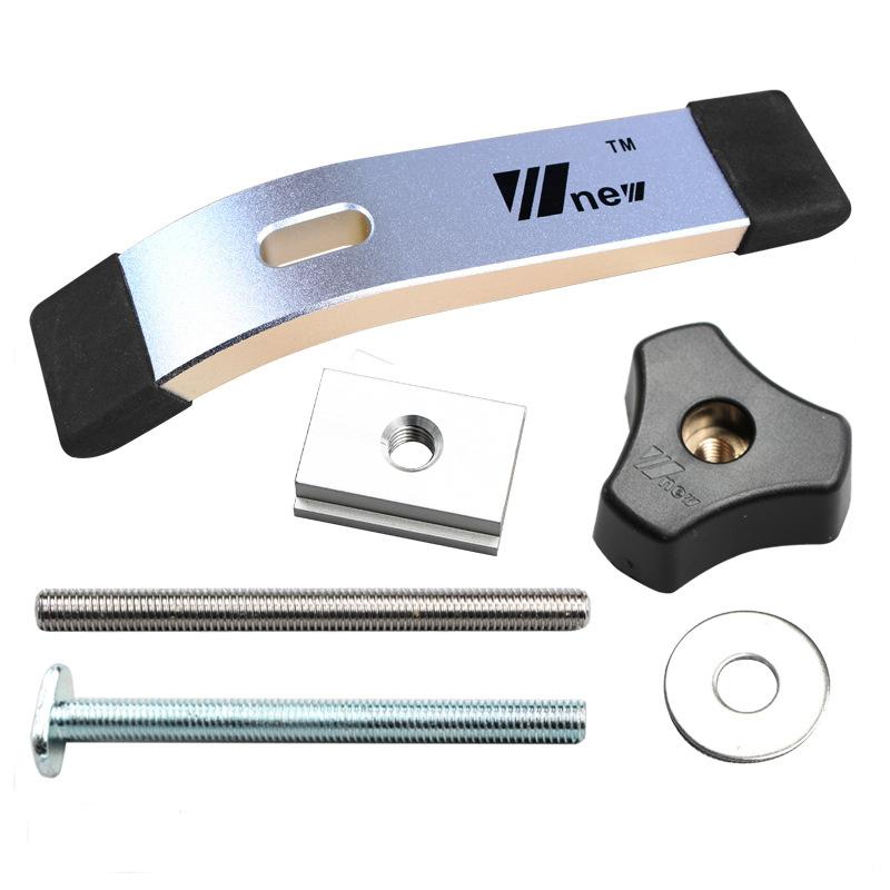 Деревообрабатывающий фрезерный стол с Т-образной направляющей, металлический быстродействующий зажим, набор зажимов для Т-образного паза, Т-образная направляющая