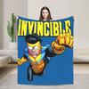 Invincible Hero Manga Blanket Coral Fleece Plush Textile Decor Multi-function Ultra-Soft Throw Blanket for Sofa Car Bedspreads