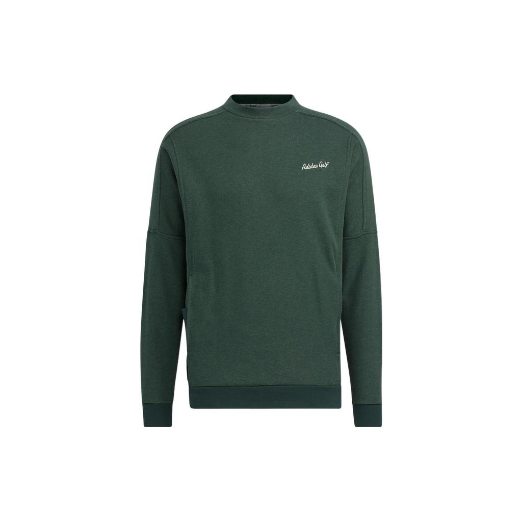Adidas Gt Crew Sweatshirt With Solid Color Letter Embroidery Men Tops Green HG3262