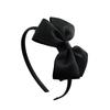 New Fashion Layered Hairbands Solid Grosgrain Ribbon Bows Headband Handmade Boutique Hairhoop Hair Accessories For Women Girls