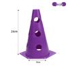 23cm Hexagonal Training Cones with Holes for Agility Drills