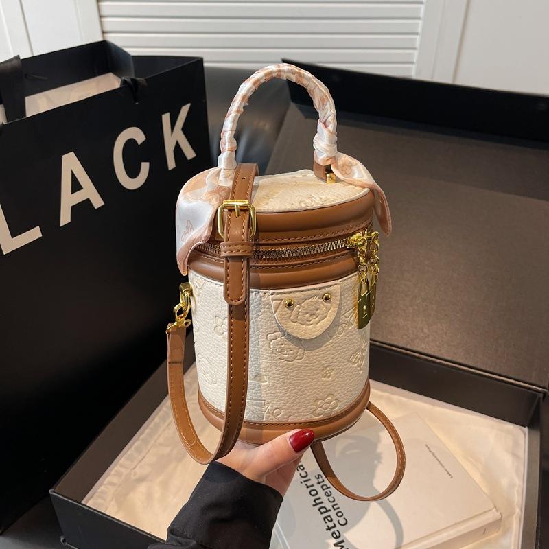 Нишевая дизайнерская сумка женская весна-лето 2025 новая модная на плечо, сумка-мессенджер, уникальная портативная мини-сумка-ведро