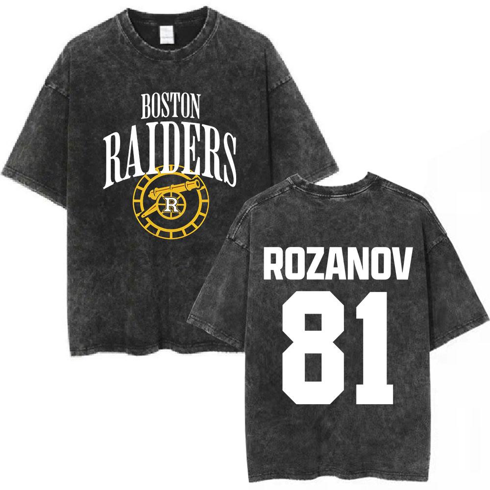 TV Heated Rivalry Shane Hollander Ilya Rozanov Hockey Washed Tshirt Couples Mens Clothing Casual Cotton T Shirts Streetwear